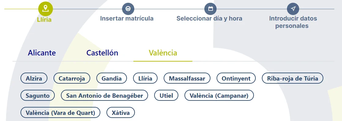 sistema de cita previa itv catarroja